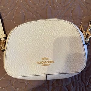 Cream Coach Purse